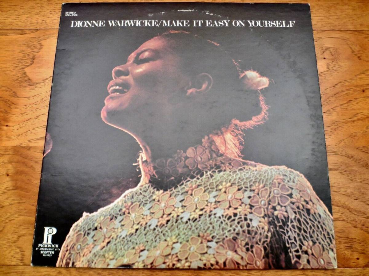 Dionne Warwicke Make it Easy on Yourself 1972 Pickwick Records Vinyl LP 海外 即決