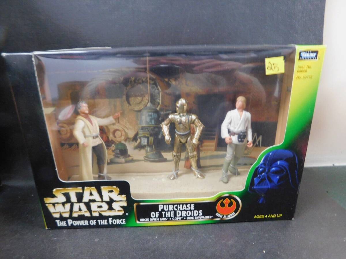 1997 KENNER STAR WARS POTF "PURCHASE OF THE DROIDS" original packaging 海外 即決