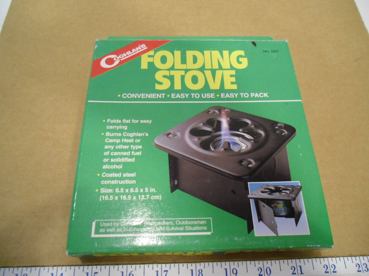 Coghlan's Light Folding Camping Picnic Steel Outdoor Cooking Stove #9957 - NEW 海外 即決