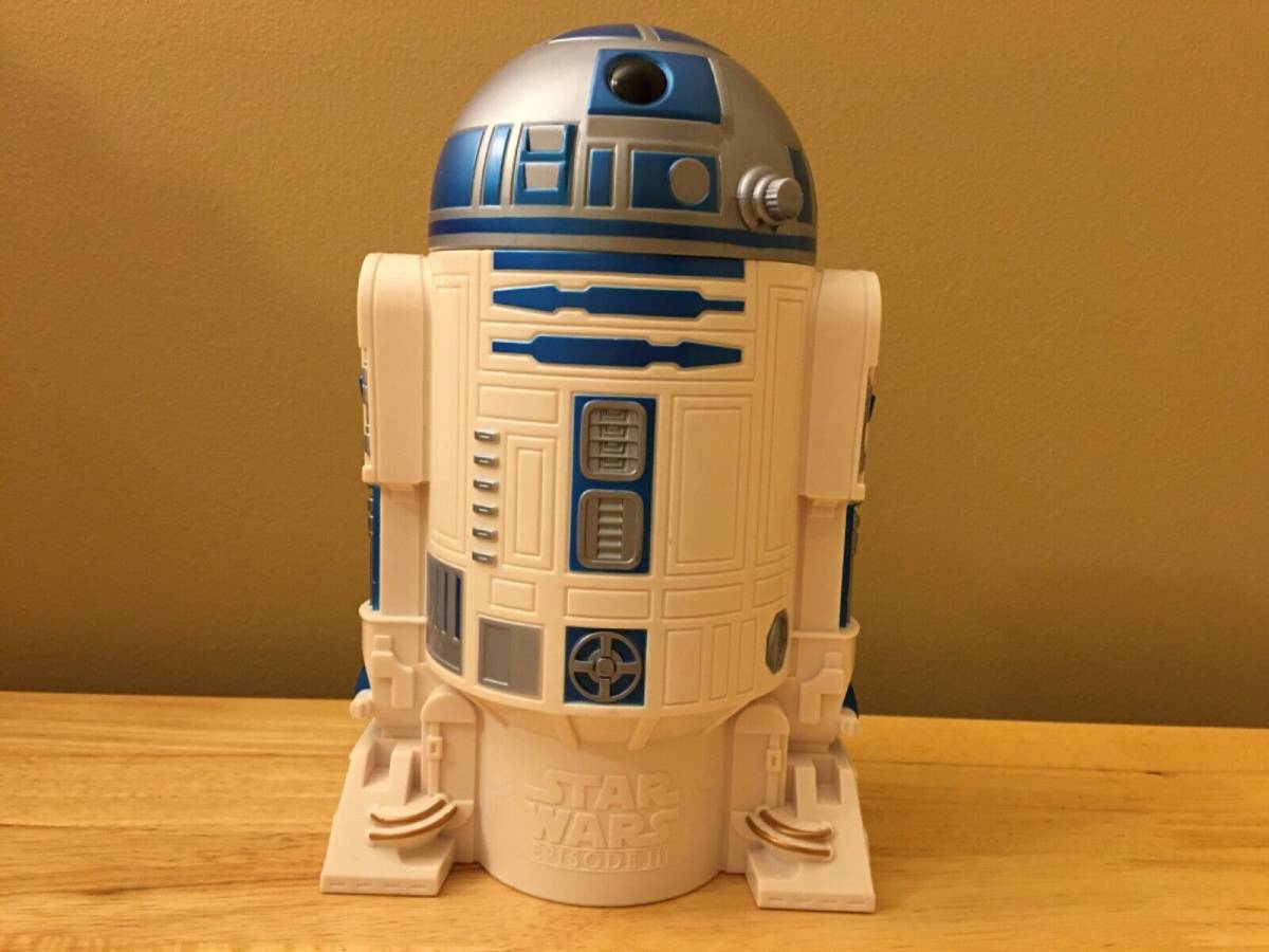 Kelloggs R2-D2 Star Wars Episode III Mail Away Cookie Jar 2005 Storage Container 海外 即決