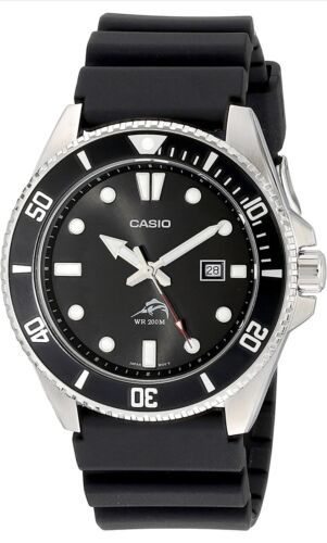 Casio MDV106-1A Men's Black Watch 海外 即決