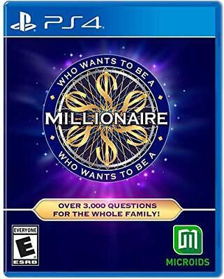 Who Wants to Be A Millionaire PS4 - PlayStation 4 海外 即決