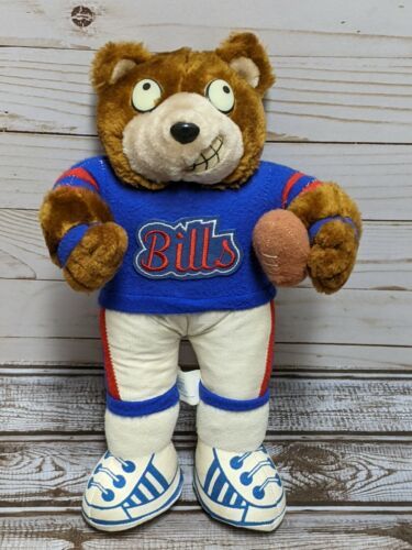 Vintage Buffalo Bills Good Stuff Plush Teddy Bear Football Player 海外 即決