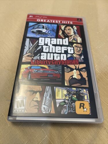 Grand Theft Auto: Liberty City Stories (Sony PSP, 2005) Complete w/ Manual & Map 海外 即決