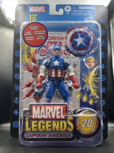 Hasbro Marvel Legends 20th Anniversary Captain America 6" Series 1 2022 NEW 海外 即決