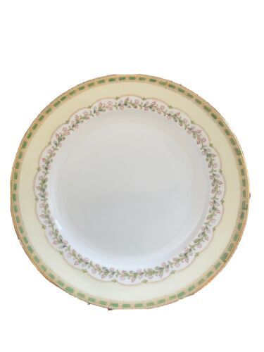Plates- Meito China Salad Plate Set Of 8 Hand Painted Made in Japan 7 3/4" 海外 即決