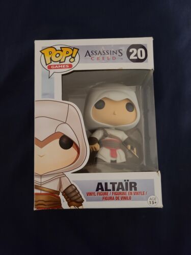 Funko Pop! Assassin's Creed - Altair #20 w/ Protector Vaulted Figure Box Damaged 海外 即決