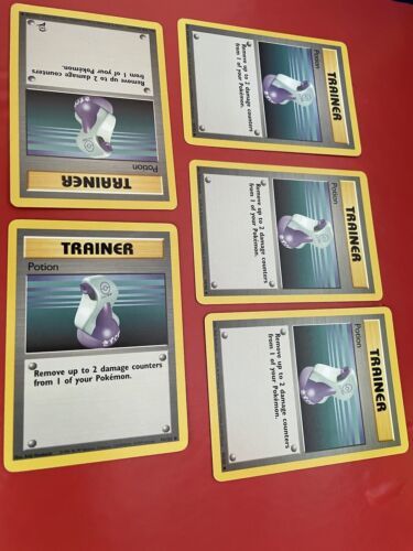 5 x Potion 94/102 - Trainer Card - Base Set - Pokemon Trading Card Game 海外 即決
