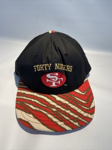 San Francisco 49ers Forty Niners NFL Football Hat 1980s Authentic Proline Zubaz 海外 即決