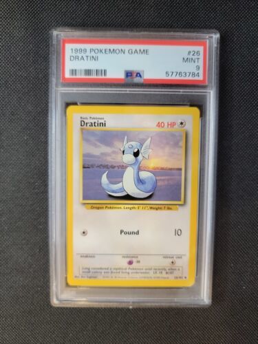 1999 Pokemon Game 26 Dratini PSA 9 WoTC 海外 即決