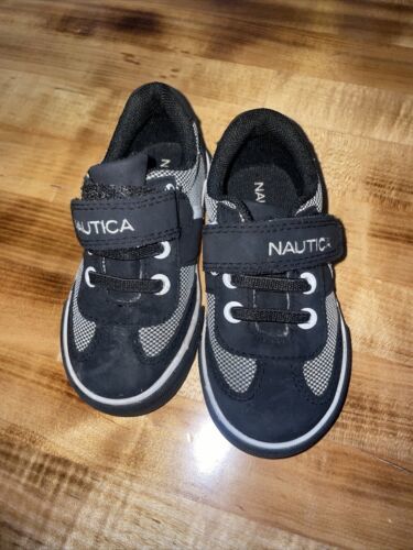 Nautica メンズ Boys 24cm(US6) M Walking Tennis ATHLETIC Shoes ブラック And Gray 海外 即決