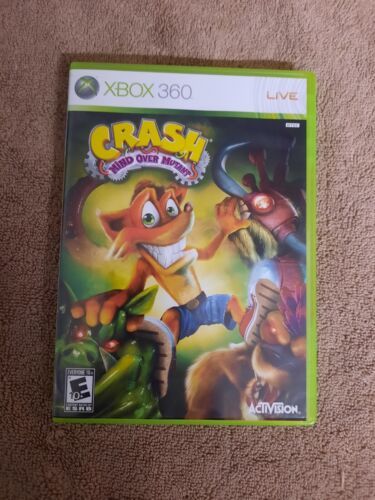 Crash Mind Over Mutant (Microsoft Xbox 360, 2008) Complete TESTED *Excellent* 海外 即決