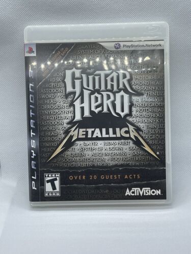 Guitar Hero Metallica (Sony PlayStation 3) TESTED 海外 即決