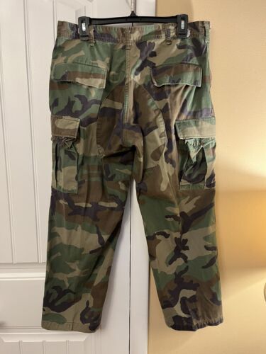 US Army USGI Woodland Camouflage Combat Fatigue Pants Size Medium-X Short #2 海外 即決 5