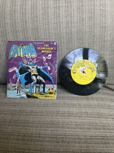 Power Records Batman The Scarecrow’s Mirage 7” 33 1/3 RPM Little LP Vinyl 1975 海外 即決