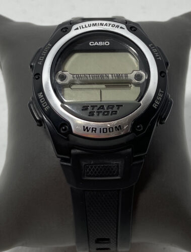 Casio Illuminator Start Stop Watch W756 海外 即決
