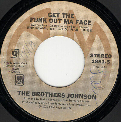 Brothers Johnson - Get The ファンク Out Ma Face / Tomorrow - Used Vinyl Re - X274A 海外 即決