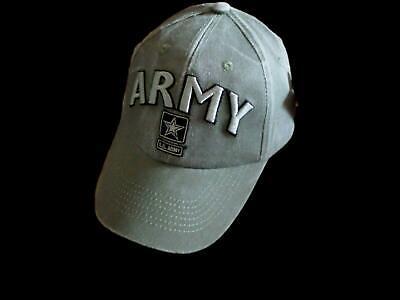 U.S MILITARY ARMY 3-D LOGO HAT EMBROIDERED BALL CAP RAISED LETTERS STONE WASHED 海外 即決
