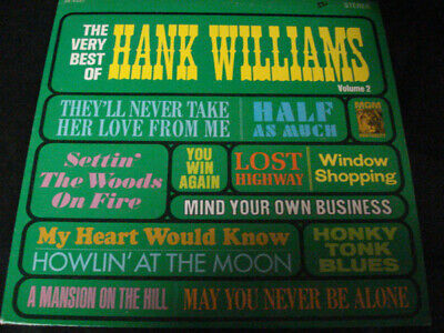 Hank Williams - The Very Best Of Hank Williams Volume 2 - Used Vinyl R - X274A 海外 即決