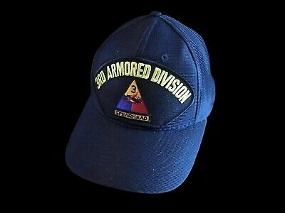 U.S ARMY 3RD ARMORED DIVISION HAT SPEARHEAD U.S MILITARY OFFICIAL BALL CAP USA 海外 即決
