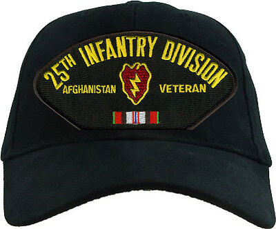 25 Infantry Division Afghanistan Veteran with ribbon low profile emblematic cap 海外 即決