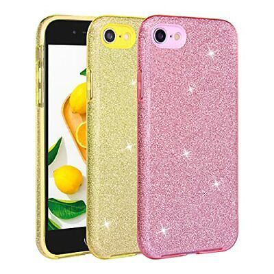 iPhone SE 2022 Case Glitter Sparkly Soft TPU Flexible Protective Phone Cover NEW 海外 即決