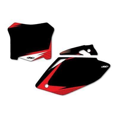 Factory Effex Number Plate Backgrounds for Honda CRF250 08-09 BLACK 海外 即決