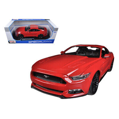 2015 Ford Mustang GT 5.0 Red 1/18 Diecast Model Car by Maisto 海外 即決