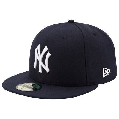 New Era Mens New York Yankees MLB Authentic Collection 59FIFTY Cap, Size 7 5/8 海外 即決