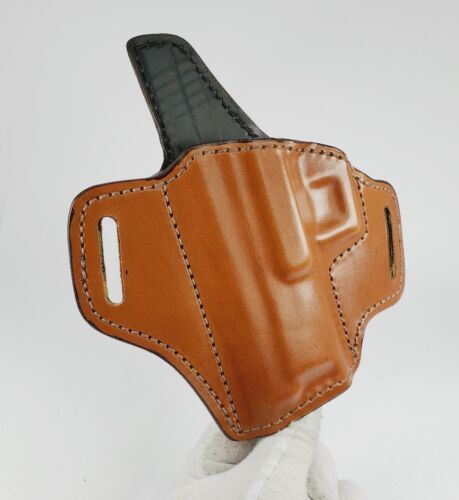 BIANCHI ASSENT brown leather OWB holster for Springfield Armory XDM 3.8" LEFT XD 海外 即決 2