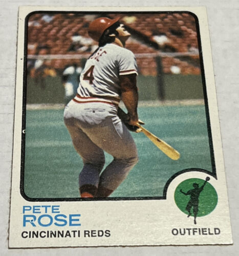 1973 Topps Baseball Pete Rose Reds #130 海外 即決