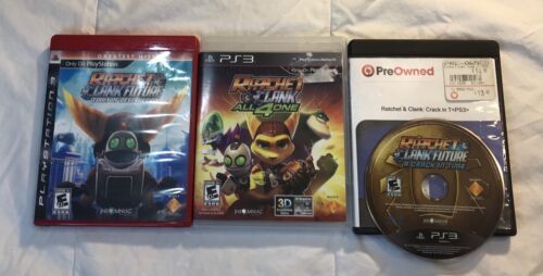 Ratchet And Clank Future A Crack In Time + Tools Of Destruction + All 4 One PS3 海外 即決