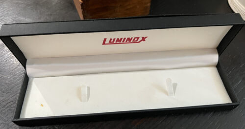 Luminox Sport Military Watch Box Aluminum Silver Black No Watch 海外 即決