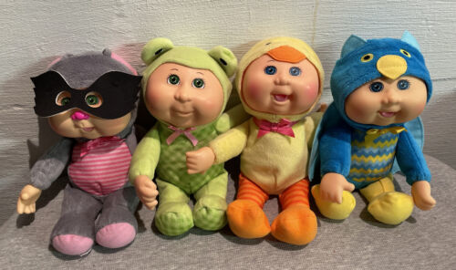 Cabbage Patch Kids Cuties Forest Friends Doll Lot Of Four 10 Inch CPK 2017 海外 即決