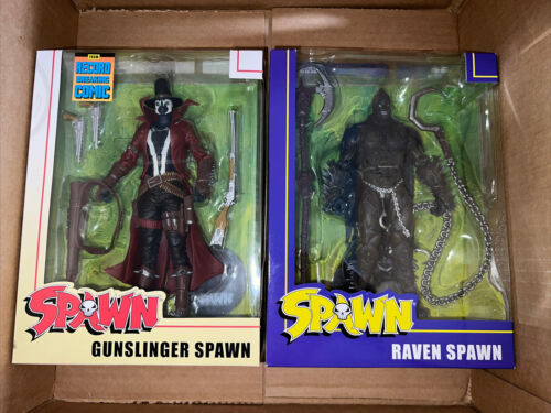 McFarlane Toys Gunslinger Spawn Target Exclusive & Raven Spawn 海外 即決