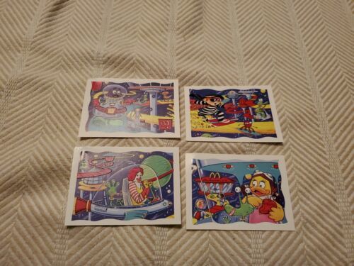 Lot of 4 Magic Touch Color Card, Vintage Mcdonalds Fun Times Magazine 海外 即決