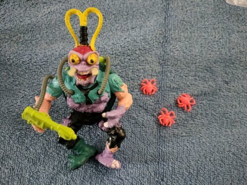Scumbug 100% Complete Teenage Mutant Ninja Turtle TMNT 1990 Playmates Vintage #y 海外 即決