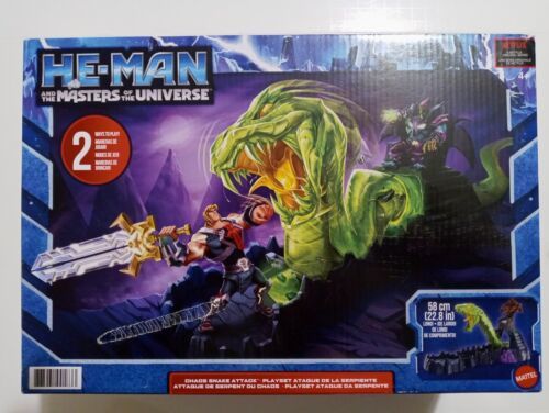 New in Box He-Man Masters the Universe Snake Attack Fortress Throne Playset 海外 即決