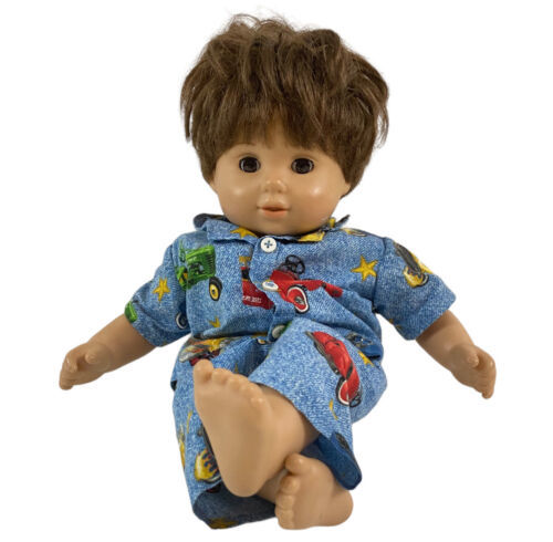 American Girl Bitty Baby Twin Boy Doll Brown Hair and Brown Eyes 16" No pants 海外 即決