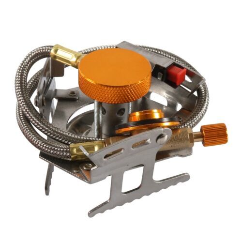 3700W Portable Backpacking Camping Gas Stove with Igniter Outdoor Split Burner 海外 即決 9