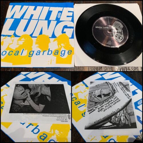 WHITE LUNG Local Garbage 7" Vinyl-terrible Feelings / coathangers marked men 海外 即決