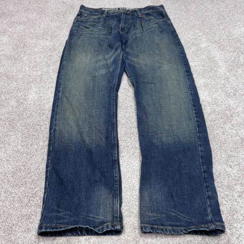 Nautica Men’s Blue Straight Jeans Size 33x32 海外 即決