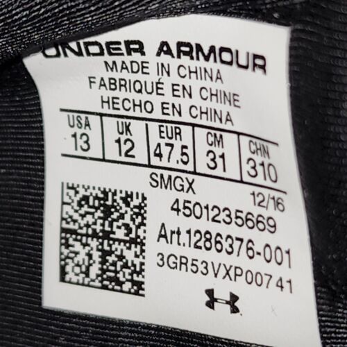 Under Armor Curry 3 Low Men's 31cm(US13) ブラック/Gray Sneakers (1286376-001) 海外 即決 8