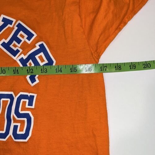 Vintage Denver Broncos T Shirt Starter Single Stitch NFL 80s USA Medium Orange 海外 即決 8