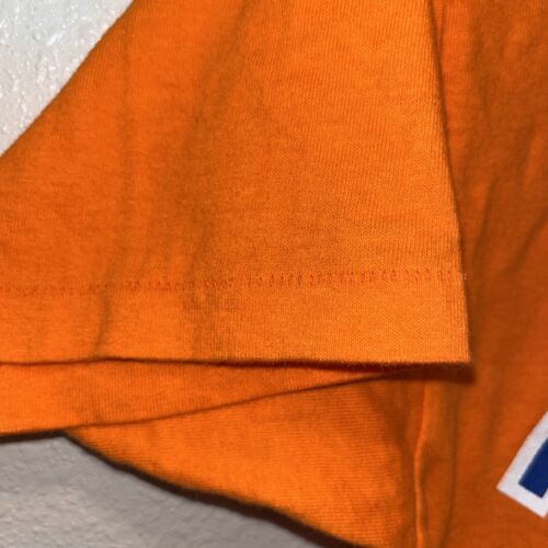 Vintage Denver Broncos T Shirt Starter Single Stitch NFL 80s USA Medium Orange 海外 即決 4