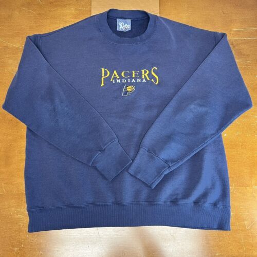 Vintage Indiana Pacers Sweatshirt Mens XL Blue NBA Lee Sport Pullover Crewneck 海外 即決