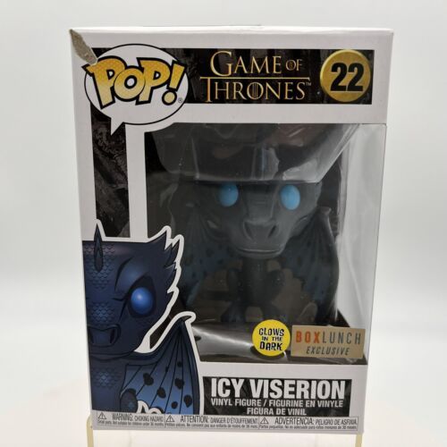 FUNKO POP! GAME OF THRONES GITD ICY VISERION #22 BOXLUNCH EXCLUSIVE DAMAGED BOX 海外 即決