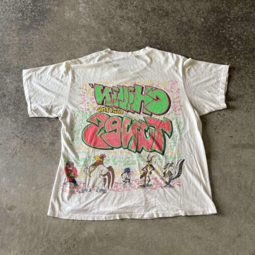 Vintage 1990 Chillin With the Tunes Looney Tunes Shirt Size XL 海外 即決 2