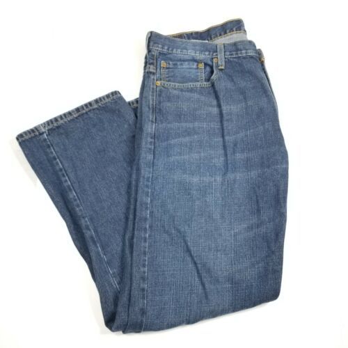 Levi's 569 Loose Straight Men's Sz 38 x 32" Blue Cotton Denim Jeans 海外 即決 2