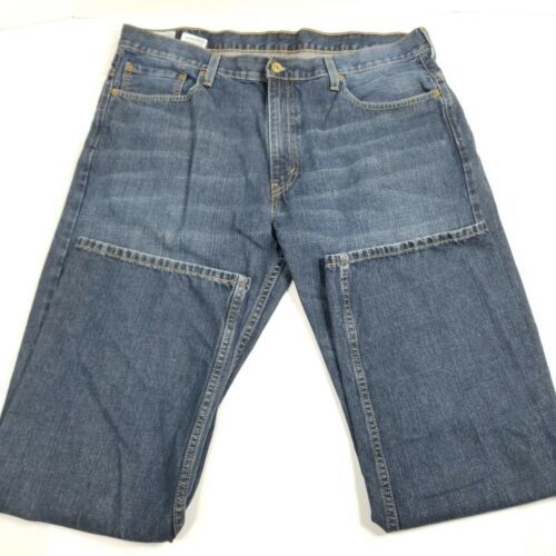 Levi's 569 Loose Straight Men's Sz 38 x 32" Blue Cotton Denim Jeans 海外 即決 3
